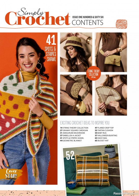 Вязаные проекты крючком в журнале «Simply Crochet №166 2025»