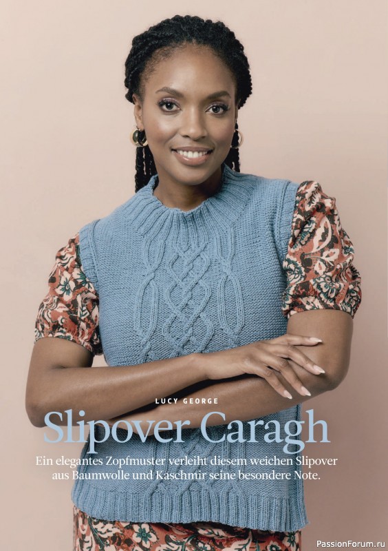 Вязаные проекты спицами в журнале &laquo;The Knitter №81 2026 Germany&raquo;