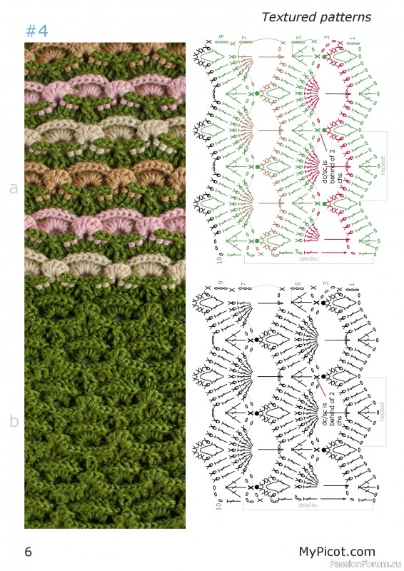 Вязаные проекты в книге «Textured Motifs».