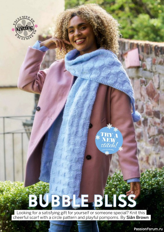 Вязаные проекты в журнале «Simply Knitting №271 2025»