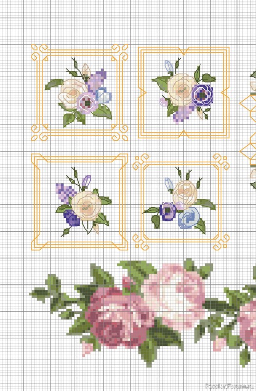 Коллекция проектов для рукодельниц в журнале &laquo;A Punto Croce Fiori - Marzo 2026&raquo;