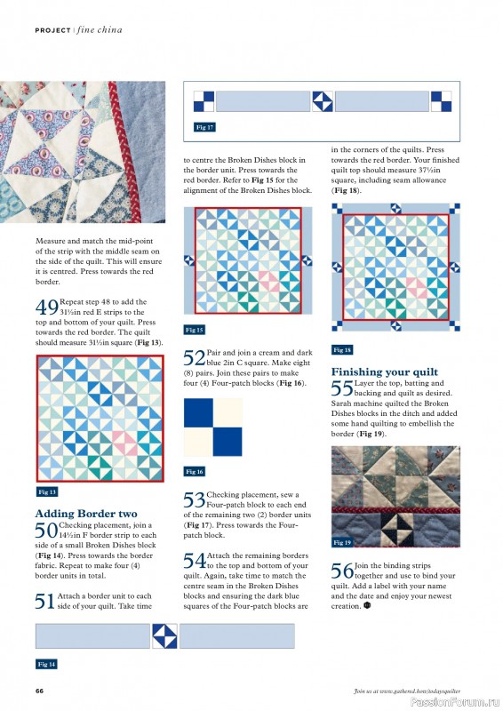 Коллекция проектов для рукодельниц в журнале «Todays Quilter №133 2025»