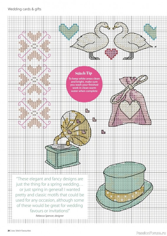 Коллекция вышивки в журнале «Cross Stitch Favourites - Spring 2023»