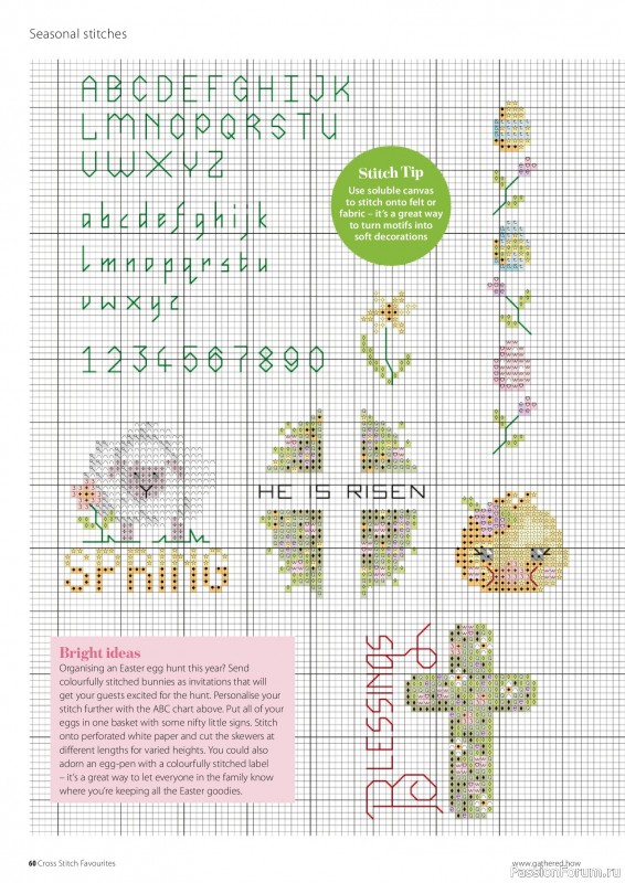 Коллекция вышивки в журнале &laquo;Cross Stitch Favourites - Spring 2025&raquo;