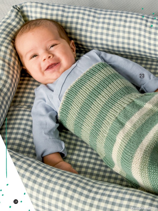 Вязаные модели для детей в журнале «Baby Maschenmode №61 2024»