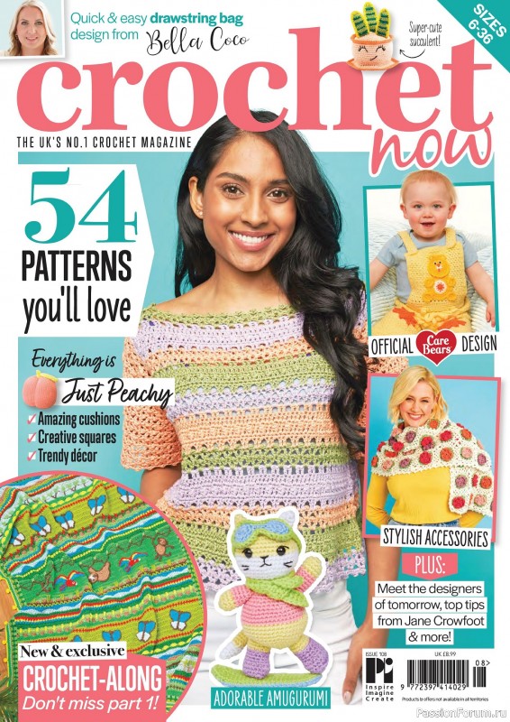 Вязаные проекты крючком в журнале «Crochet Now №108 2024»