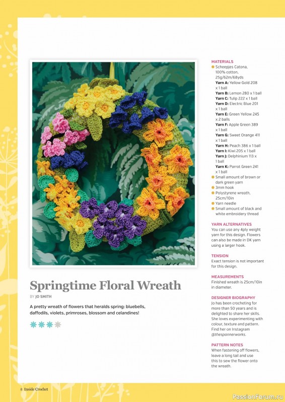 Вязаные проекты крючком в журнале &laquo;Inside Crochet №187 2026&raquo;