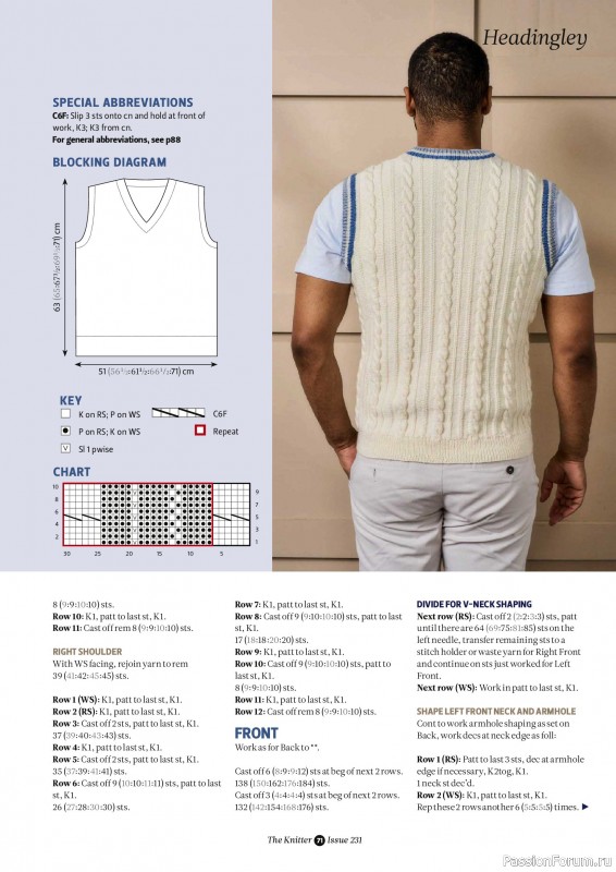 Вязаные проекты спицами в журнале &laquo;The Knitter №231 2026&raquo;