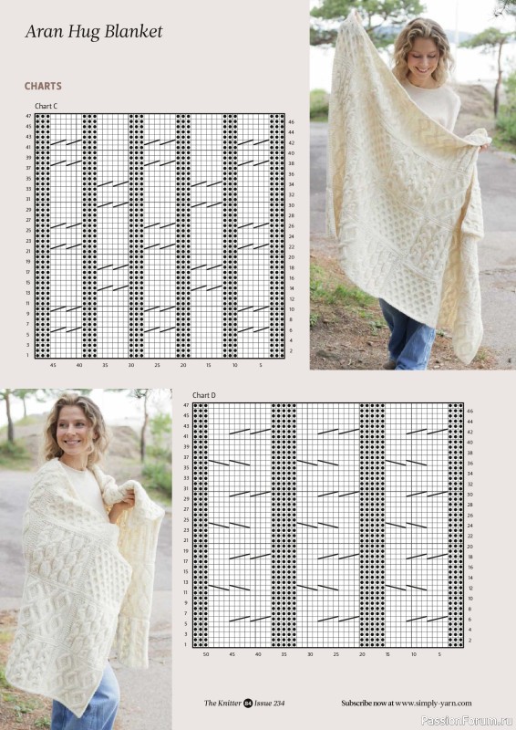 Вязаные проекты спицами в журнале &laquo;The Knitter №234 2026&raquo;