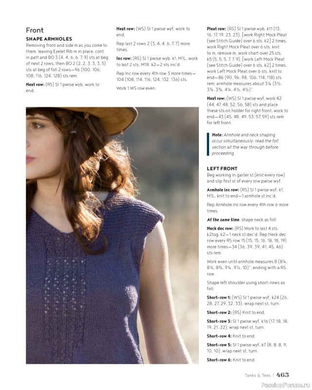 Вязаные проекты в книге &laquo;100 Knits: Interweave's Ultimate Pattern Collection&raquo;. Часть 4