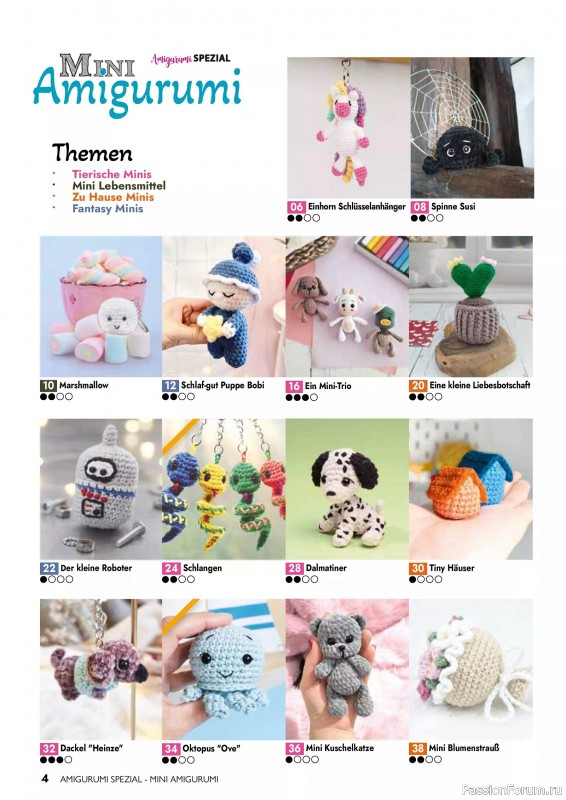 Вязаные проекты в журнале «Amigurumi Spezial - Mini №2 2025»