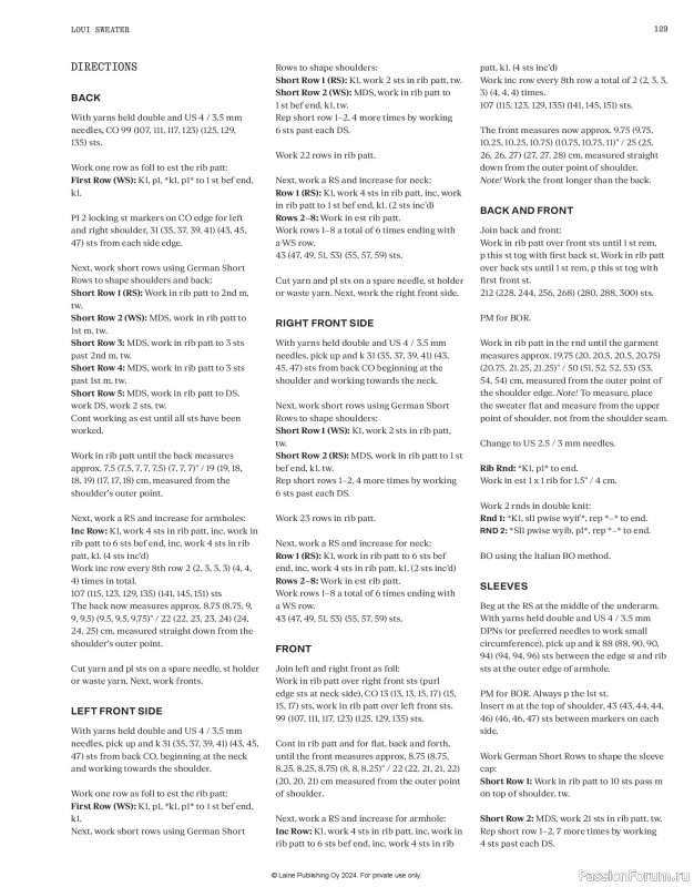 Вязаные проекты в журнале &laquo;Laine Nordic Knits 2024&raquo;. Продолжение