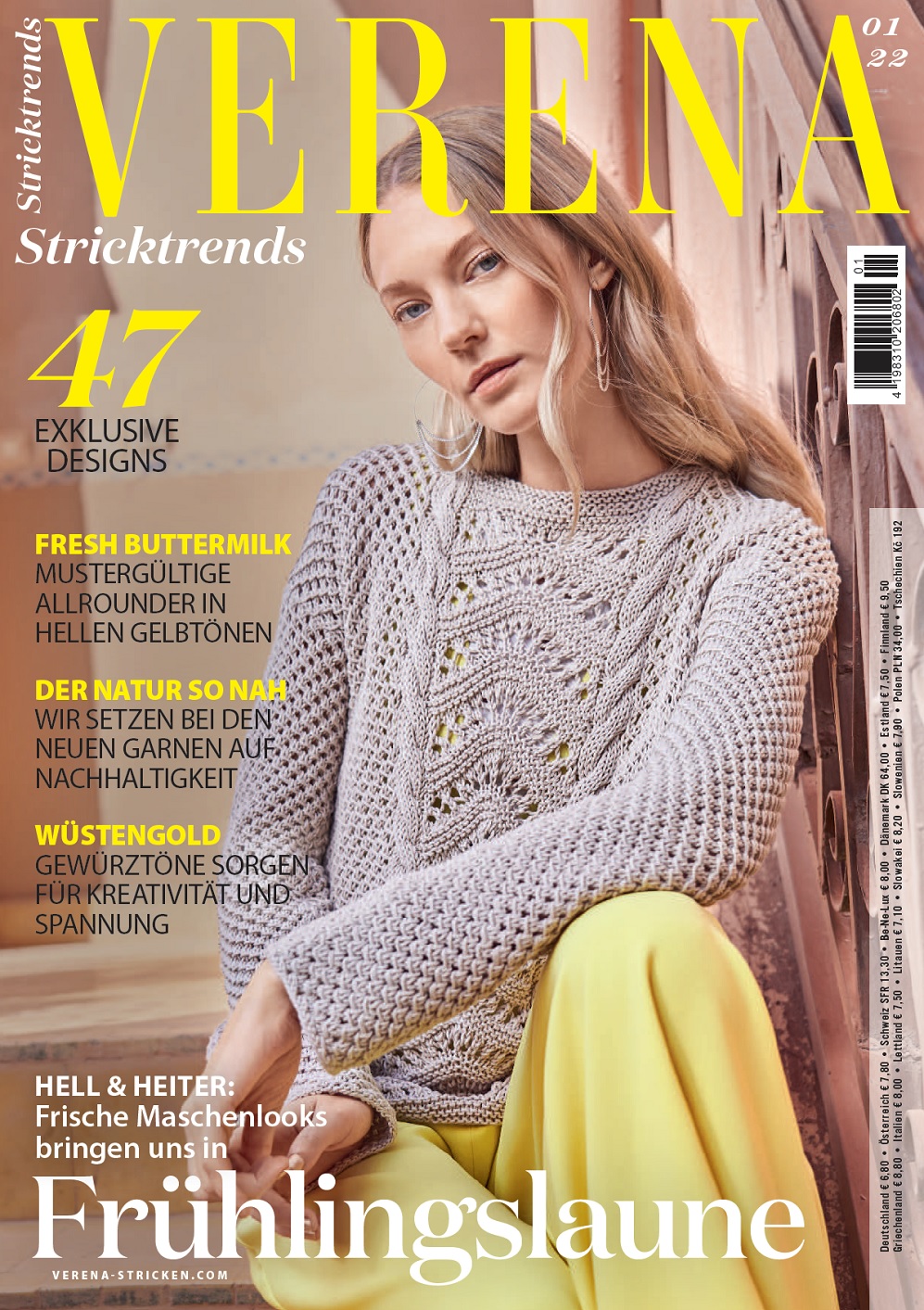 Стильные моделеи в журнале"Verena Stricktrends №1 2022"