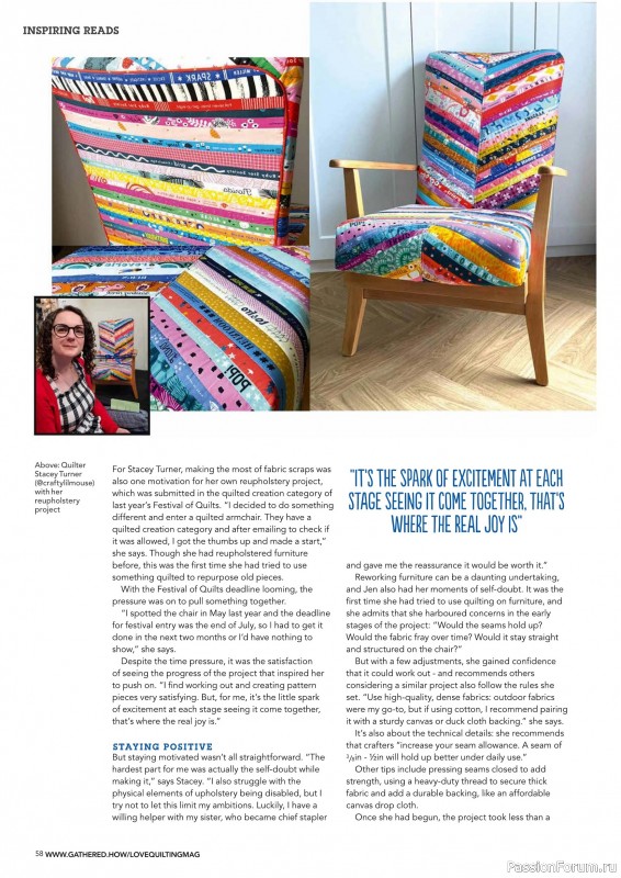 Коллекция проектов для рукодельниц в журнале «Love Patchwork & Quilting №152 2025»