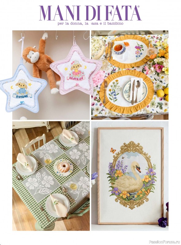 Коллекция проектов для рукодельниц в журнале &laquo;Mani di Fata - Aprile 2026&raquo;
