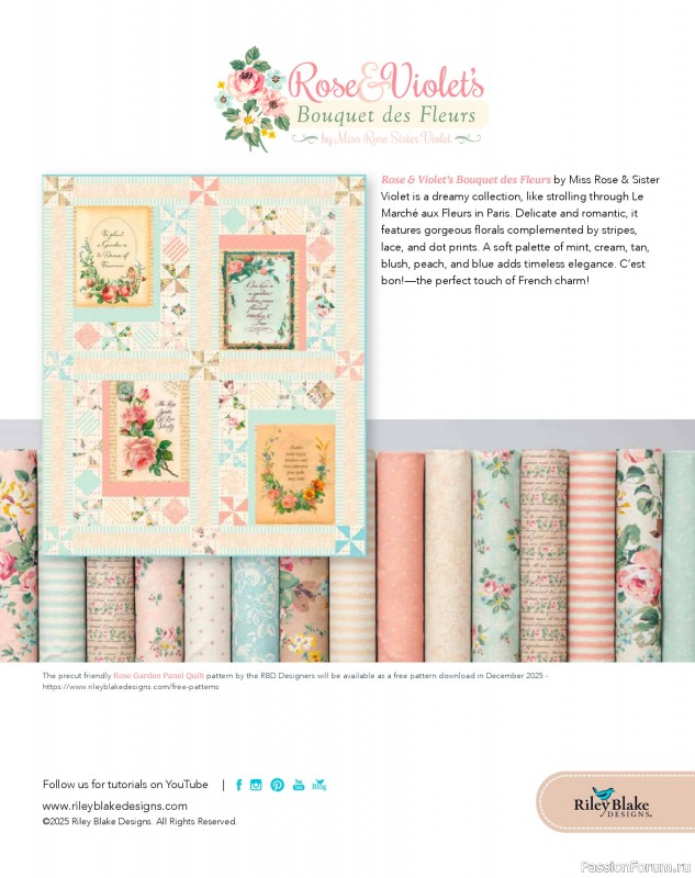 Коллекция проектов для рукодельниц в журнале «Quilter's World - Spring 2026»