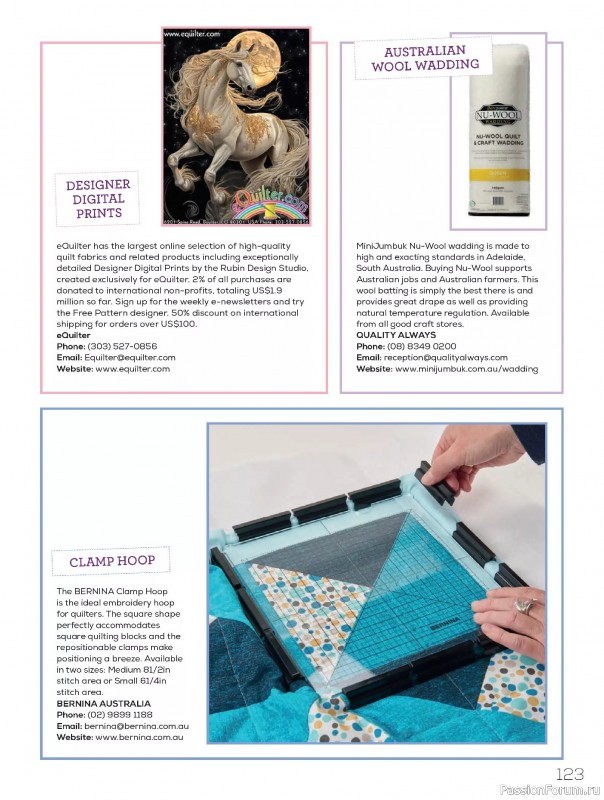 Коллекция проектов для рукодельниц в журнале «Quilters Companion №134 2025»