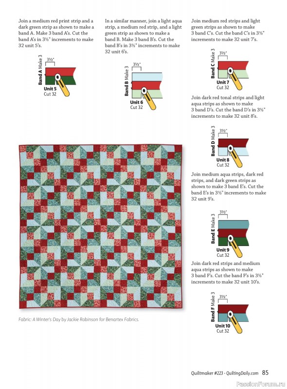 Коллекция проектов для рукодельниц в журнале «Quiltmaker - Winter 2026»