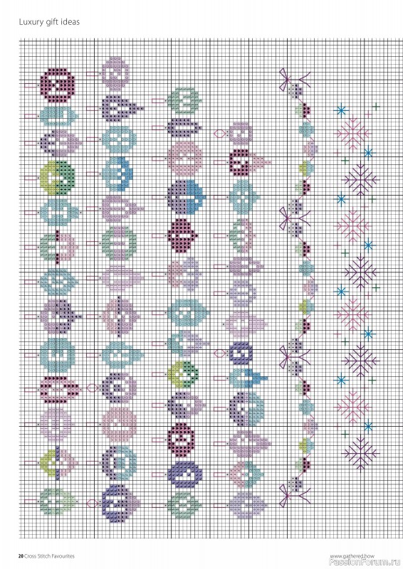 Коллекция вышивки в журнале «Cross Stitch Favourites - Christmas 2024»