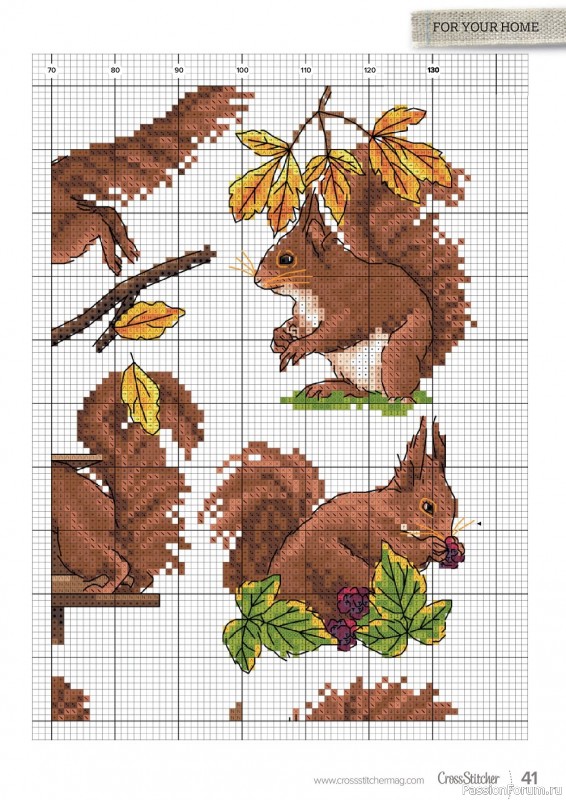 Коллекция вышивки в журнале «CrossStitcher №388 2022»