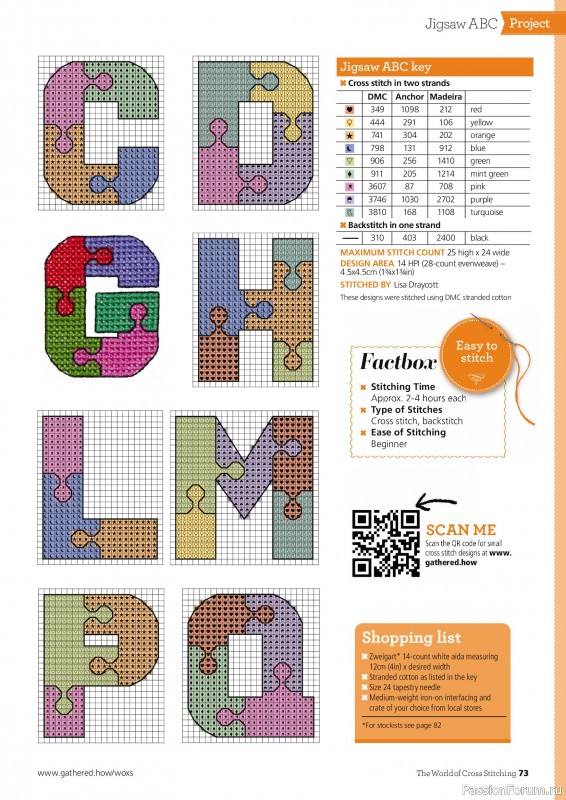 Коллекция вышивки в журнале &laquo;The World of Cross Stitching №371 2026&raquo;