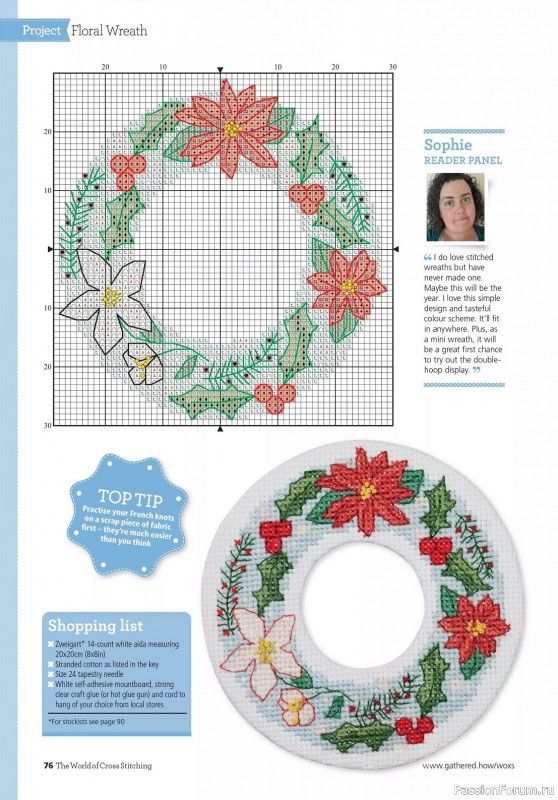 Коллекция вышивки в журнале «The World of Cross Stitching - Special 2023»