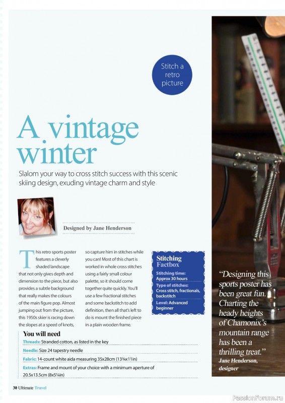 Коллекция вышивки в журнале &laquo;Ultimate Cross Stitch Travel 2026&raquo;
