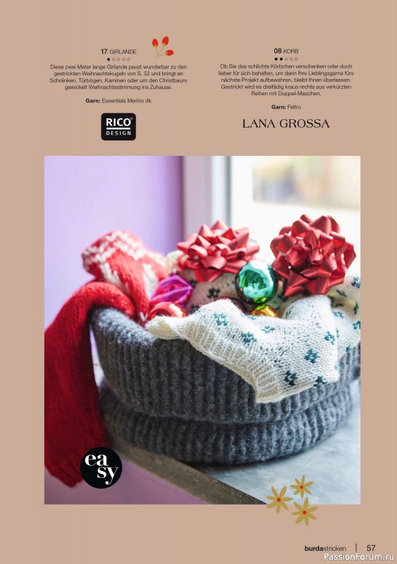 Вязаные модели в журнале «Burda Stricken №6 2023»
