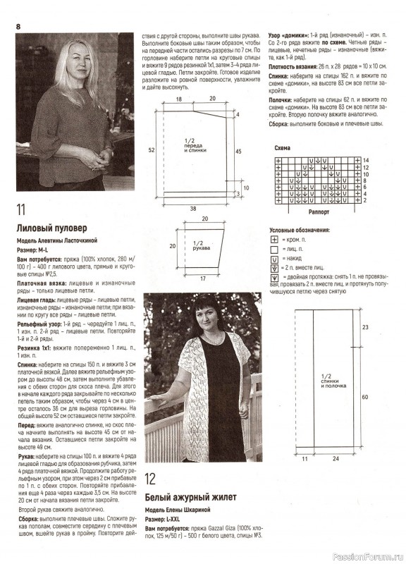 Вязаные модели в журнале «Вязаная одежда для солидных дам №1 2022»