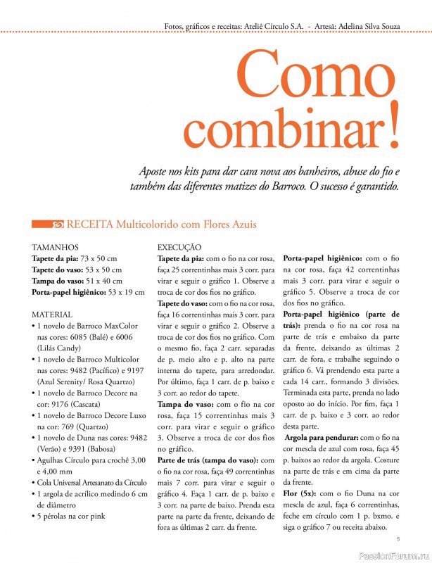 Вязаные проекты крючком в журнале «Mega artesanato Ed.136 2026»