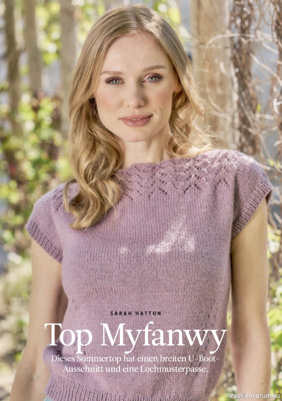 Вязаные проекты спицами в журнале «The Knitter №83 2026 Germany»