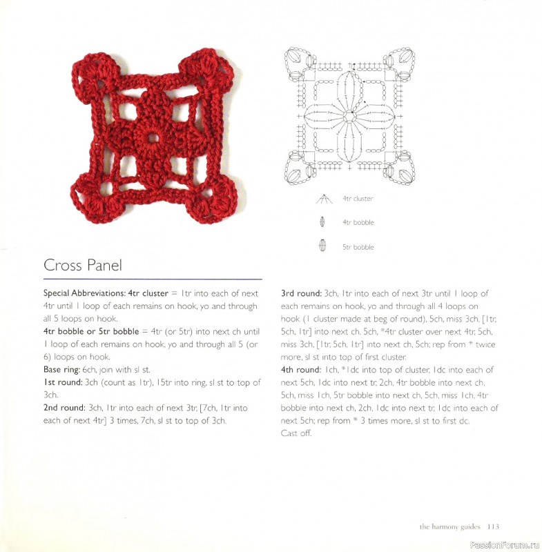 Вязаные проекты в книге &laquo;Crochet Stitch Motifs&raquo;.