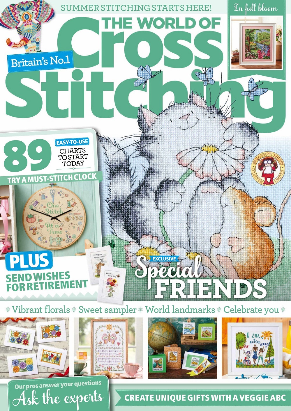 Коллекция вышивки крестиком в журнале &laquo;The World of Cross Stitching №319 2022&raquo;