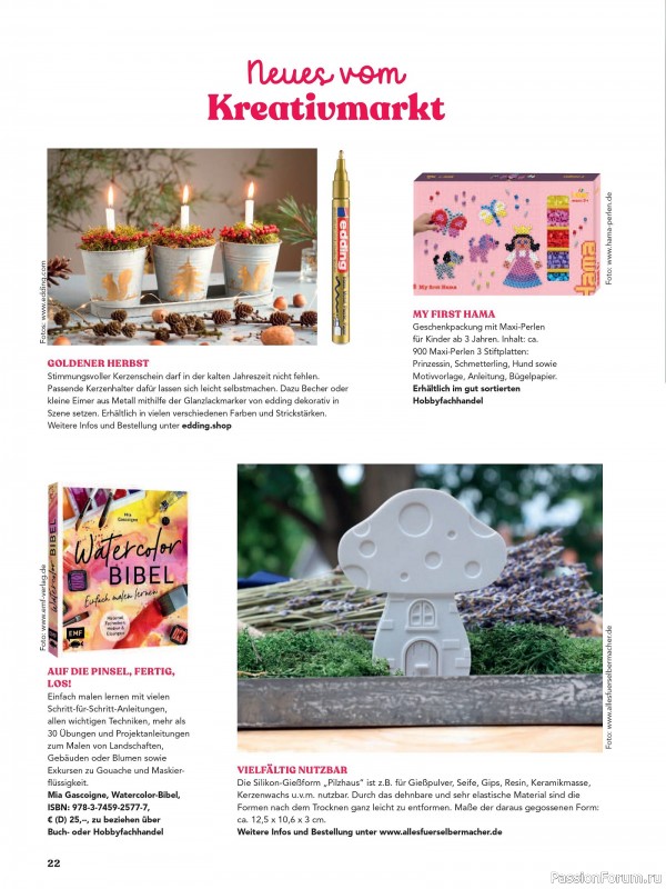 Коллекция проектов для рукодельниц в журнале «Anna Kreativ AK031 2025»