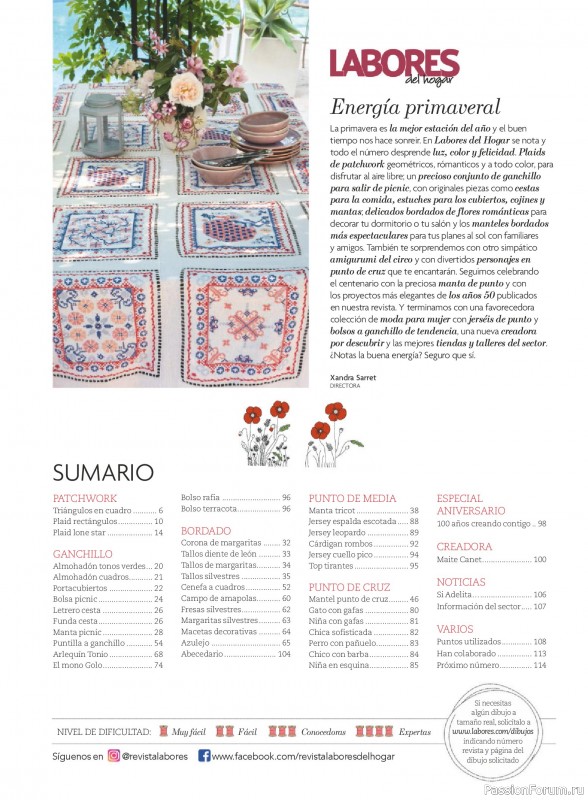 Коллекция проектов для рукодельниц в журнале &laquo;Labores del hogar №797 2026&raquo;
