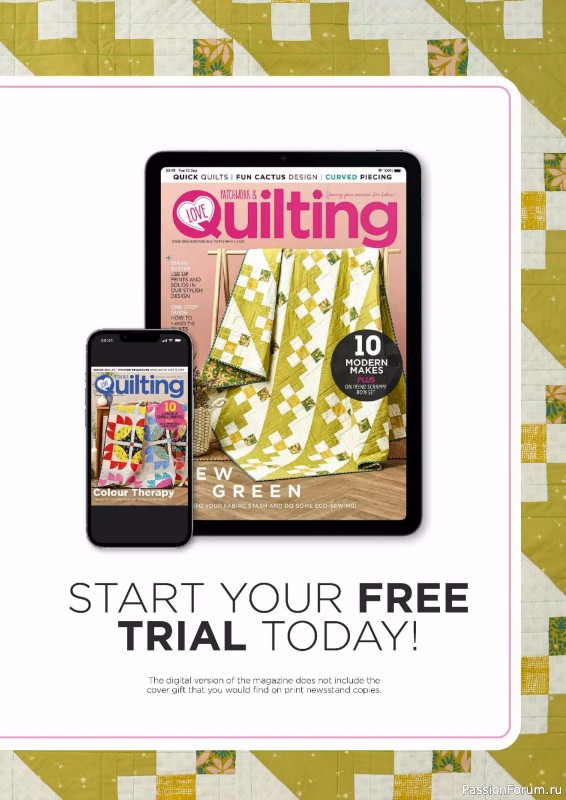 Коллекция проектов для рукодельниц в журнале «Love Patchwork & Quilting №149 2025»