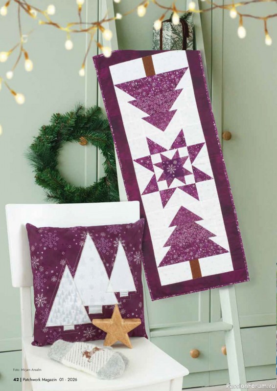 Коллекция проектов для рукодельниц в журнале «Patchwork das Magazin №1 2026»