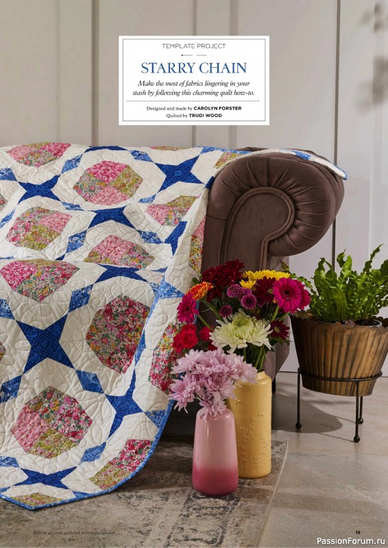 Коллекция проектов для рукодельниц в журнале «Todays Quilter №122 2024»