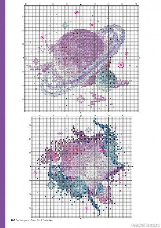 Коллекция вышивки в журнале «Ultimate CrossStitch Collection - Contemporary 2026»