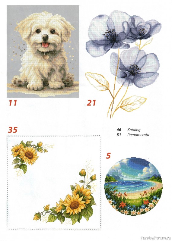 Коллекция вышивки в журнале «Igla Malowane №4 2024»