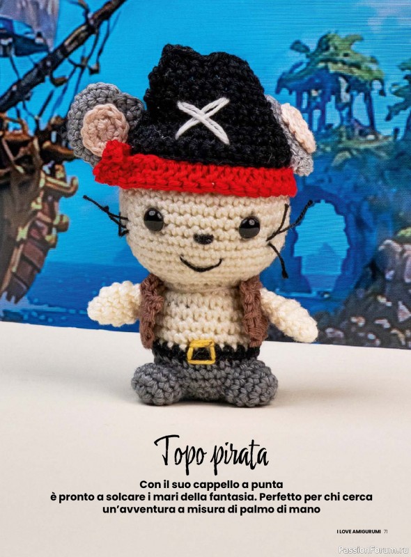 Вязаные проекты крючком в журнале «I Love Amigurumi №33 2026»