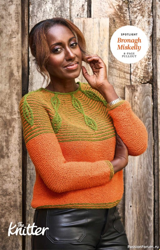 Вязаные проекты спицами в журнале «The Knitter №222 2025»