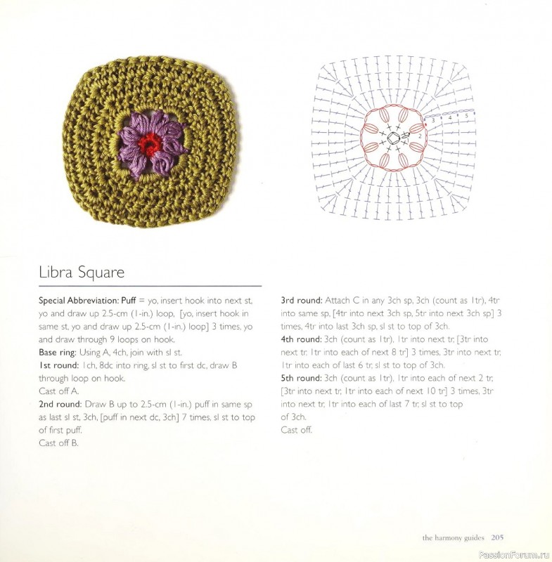 Вязаные проекты в книге &laquo;Crochet Stitch Motifs&raquo;. Продолжение