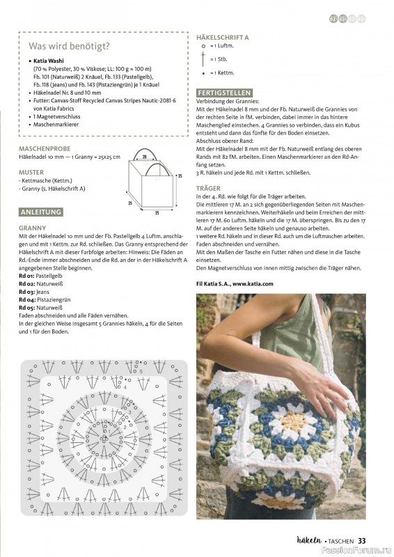 Вязаные проекты в журнале &laquo;Hakeln Spezial №2 2026 - Taschen&raquo;