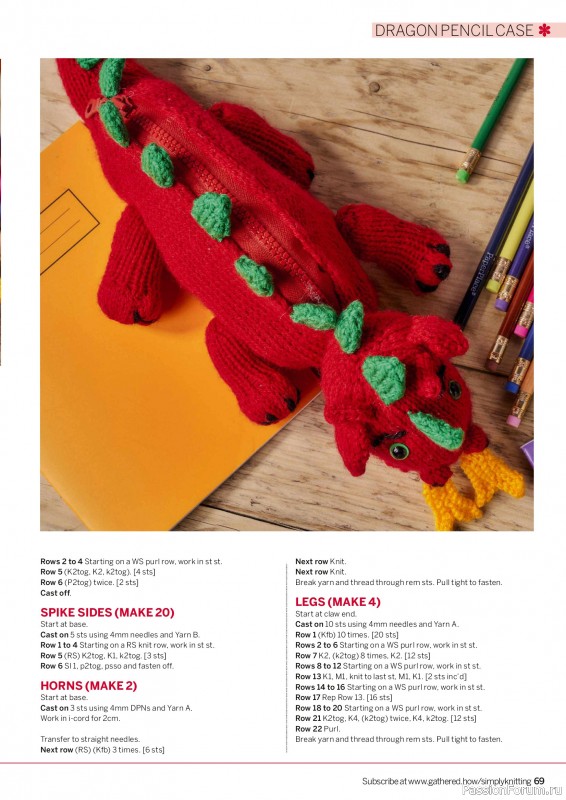 Вязаные проекты в журнале «Simply Knitting №274 2026»