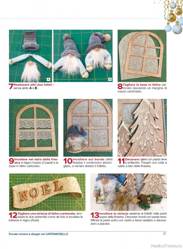 Коллекция проектов для рукодельниц в журнале «I Love Cucito Speciale №6 2025-2026 Natale»