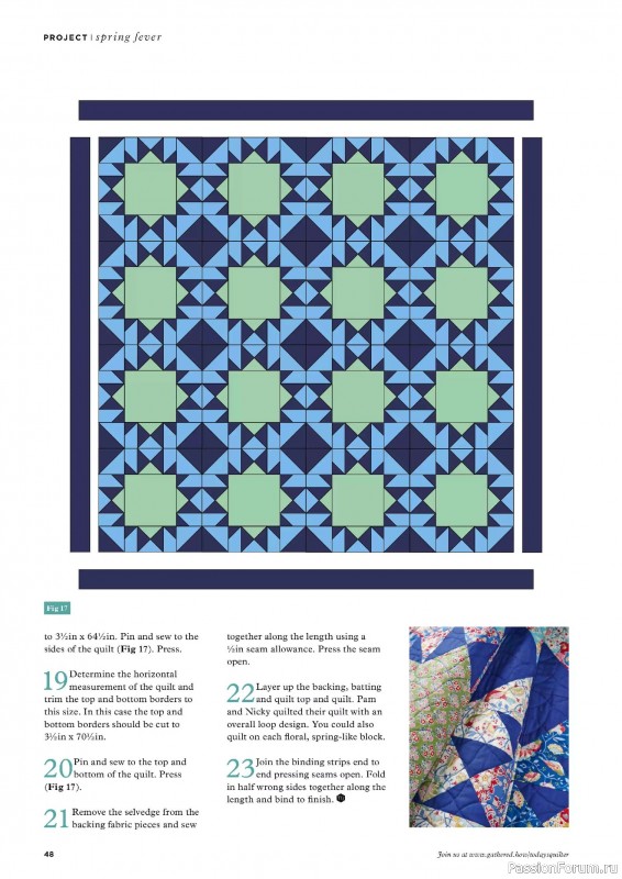 Коллекция проектов для рукодельниц в журнале «Todays Quilter №126 2025»