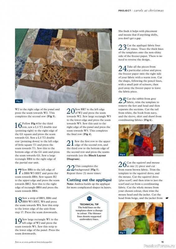 Коллекция проектов для рукодельниц в журнале «Todays Quilter №133 2025»