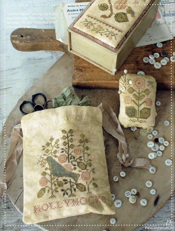Коллекция вышивки в книге «Sewing Club»