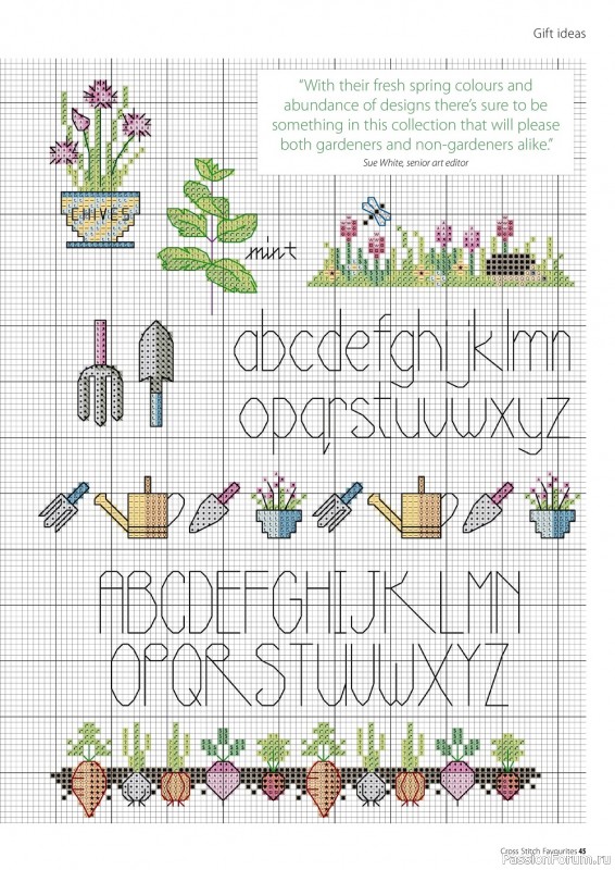 Коллекция вышивки крестиком в журнале «Cross Stitch Favourites - Spring/Summer 2022»